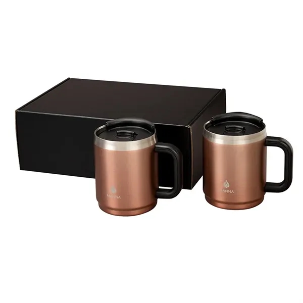 Manna™ Boulder Two-Piece Camping Mug Gift Set... from ASI 67866 Logomark/Valumark