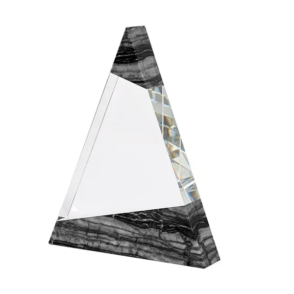 Vega Triangle Crystal with Marble Trim... from ASI 67866 Logomark/Valumark