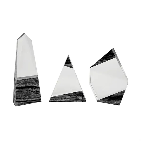 Vega Triangle Crystal with Marble Trim... from ASI 67866 Logomark/Valumark