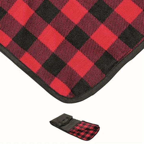 0.25" x 60" x 50" picnic blanket; includes two pockets, hook... from ASI 67866 Logomark/Valumark