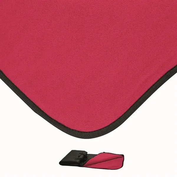 0.25" x 60" x 50" picnic blanket; includes two pockets, hook... from ASI 67866 Logomark/Valumark