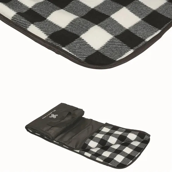 0.25" x 60" x 50" picnic blanket; includes two pockets, hook... from ASI 67866 Logomark/Valumark