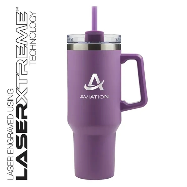 Lucas 40 oz. Double Wall, Stainless Steel Travel Mug... from ASI 67866 Logomark/Valumark