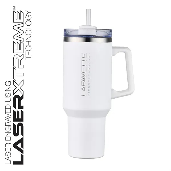 Lucas 40 oz. Double Wall, Stainless Steel Travel Mug... from ASI 67866 Logomark/Valumark