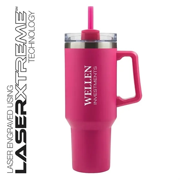 Lucas 40 oz. Double Wall, Stainless Steel Travel Mug... from ASI 67866 Logomark/Valumark