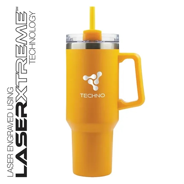 Lucas 40 oz. Double Wall, Stainless Steel Travel Mug... from ASI 67866 Logomark/Valumark