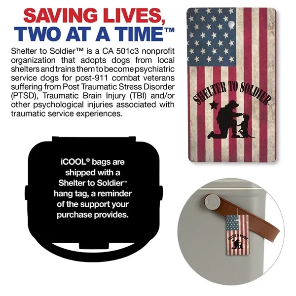 iCOOL® Hale 18-Can, 10.5 Qt Hard Sided Cooler... from ASI 67866 Logomark/Valumark