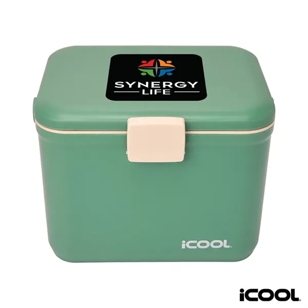iCOOL® Hale 6-Can, 5.25 Qt Hard Sided Cooler... from ASI 67866 Logomark/Valumark