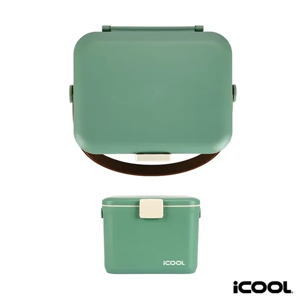 iCOOL® Hale 6-Can, 5.25 Qt Hard Sided Cooler... from ASI 67866 Logomark/Valumark