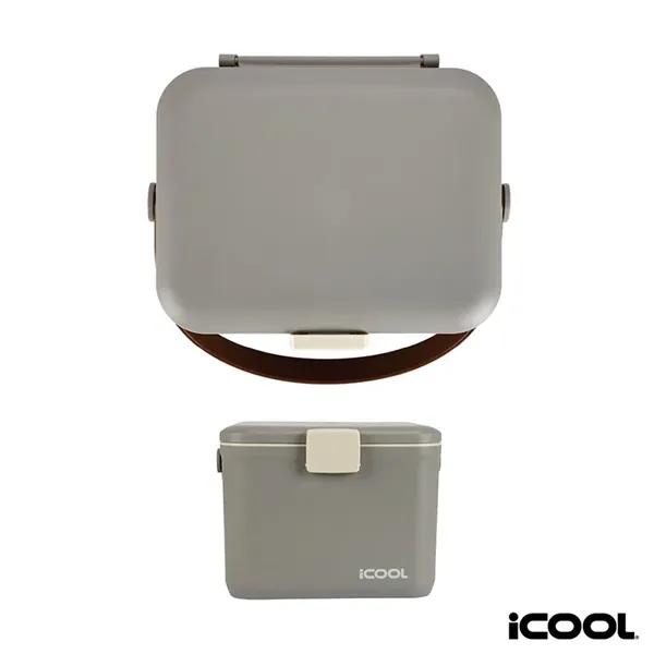 iCOOL® Hale 6-Can, 5.25 Qt Hard Sided Cooler... from ASI 67866 Logomark/Valumark