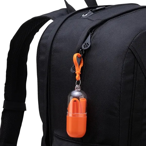 Bellini Silicone Straw in Capsule Case... from ASI 67866 Logomark/Valumark