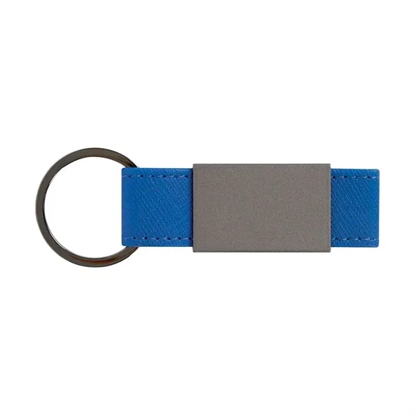 Boyd Aluminum & Leatherette Keyring... from ASI 67866 Logomark/Valumark
