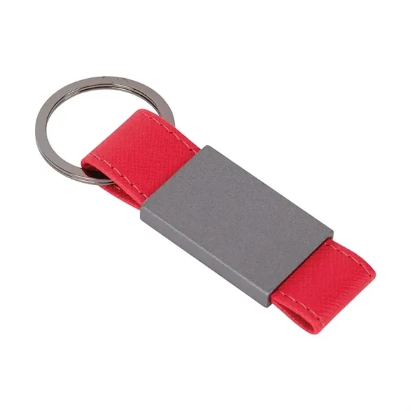 Boyd Aluminum & Leatherette Keyring... from ASI 67866 Logomark/Valumark