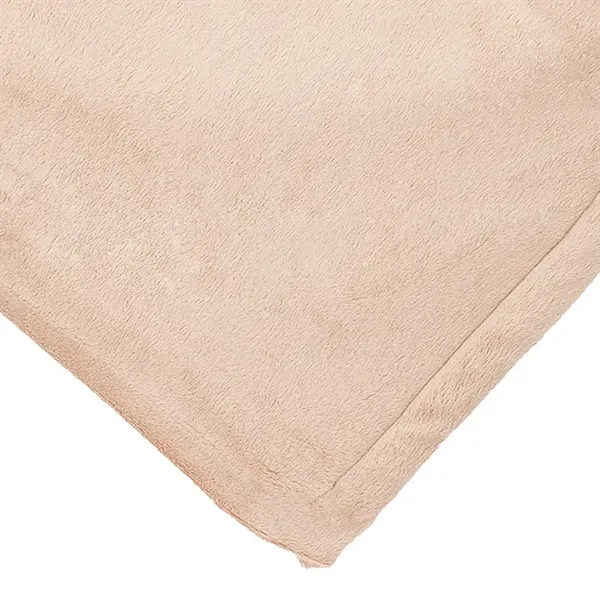 0.19" x 72" x 60" oversized Sherpa blanket; includes zippered vinyl... from ASI 67866 Logomark/Valumark