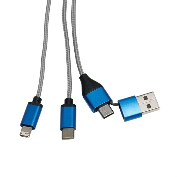 Libra 4-in-1 Charging Cable Set... from ASI 67866 Logomark/Valumark