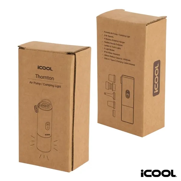 iCOOL® Thornton Air Pump / Camping Light... from ASI 67866 Logomark/Valumark