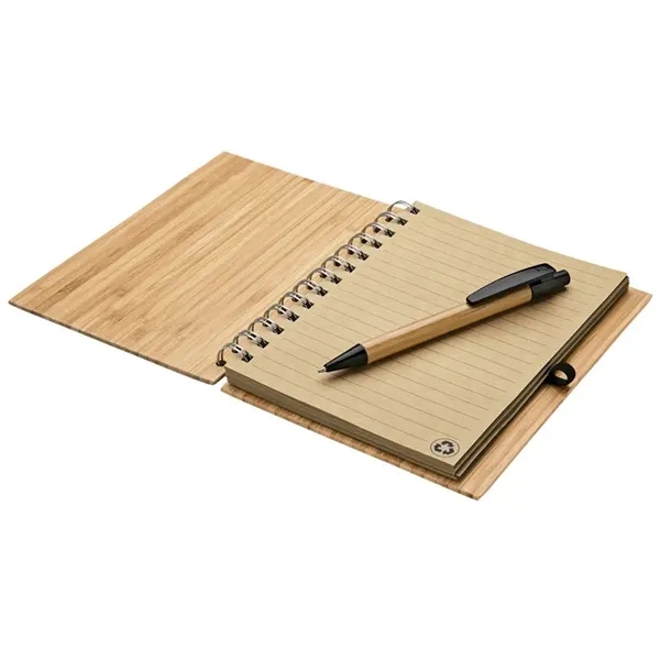Albany Bamboo Notebook & Pen... from ASI 67866 Logomark/Valumark / Valumark™