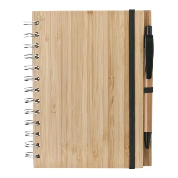 Albany Bamboo Notebook & Pen... from ASI 67866 Logomark/Valumark / Valumark™