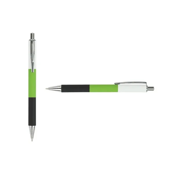 Color-Pop Plunge-Action Aluminum Ballpoint Pen... from ASI 67866 Logomark/Valumark