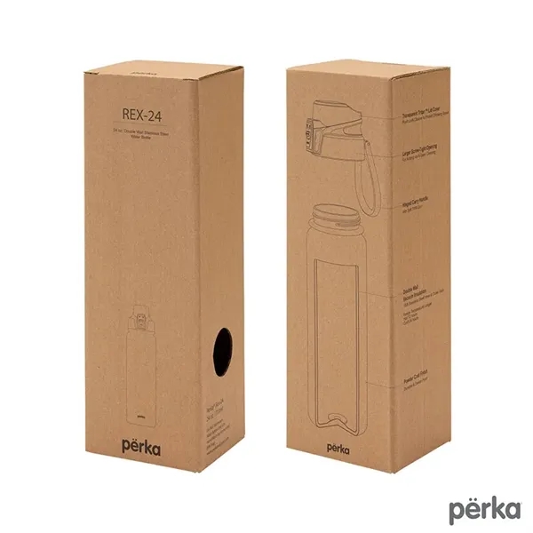 Perka® Rex Fresh 24 oz. Double Wall, Recycled Stainless S...... from ASI 67866 Logomark/Valumark