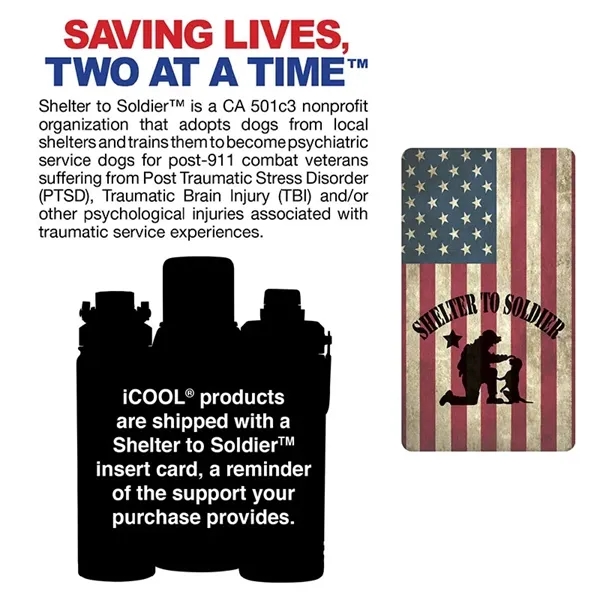 iCOOL® Glenwood 35 oz. Double Wall, Recycled Stainless St...... from ASI 67866 Logomark/Valumark