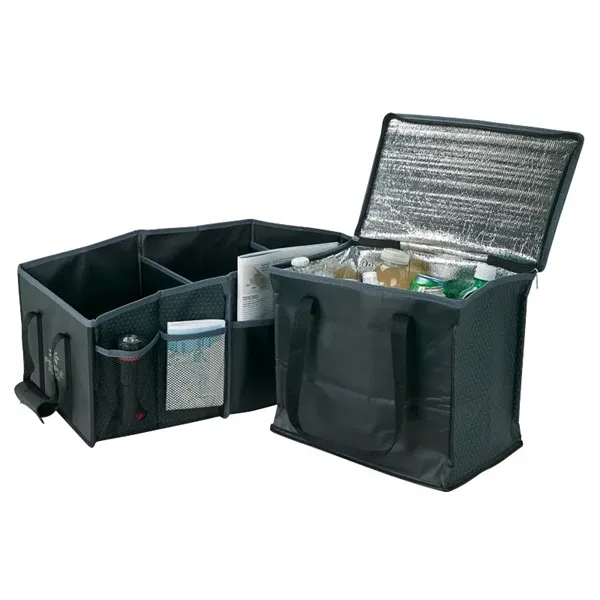 14" x 10" x 28" collapsible Optimum-III trunk organizer with removable... from ASI 67866 Logomark/Valumark