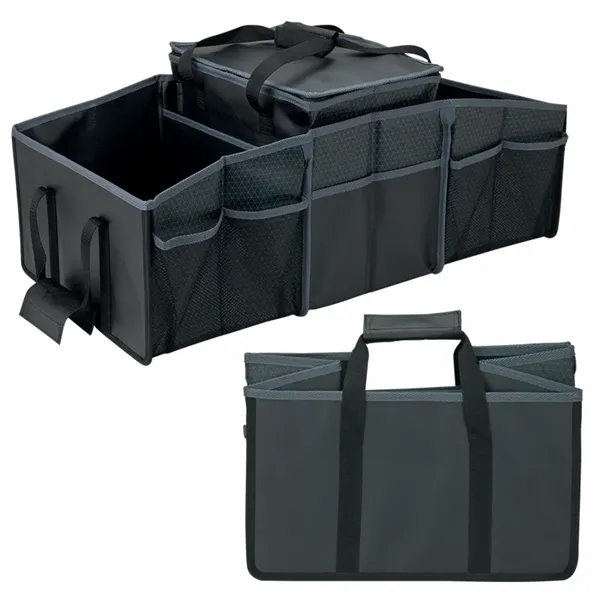 14" x 10" x 28" collapsible Optimum-III trunk organizer with removable... from ASI 67866 Logomark/Valumark
