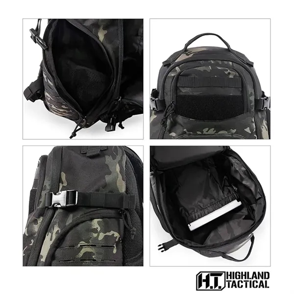 Highland Tactical® Roger Laptop Backpack... from ASI 67866 Logomark/Valumark