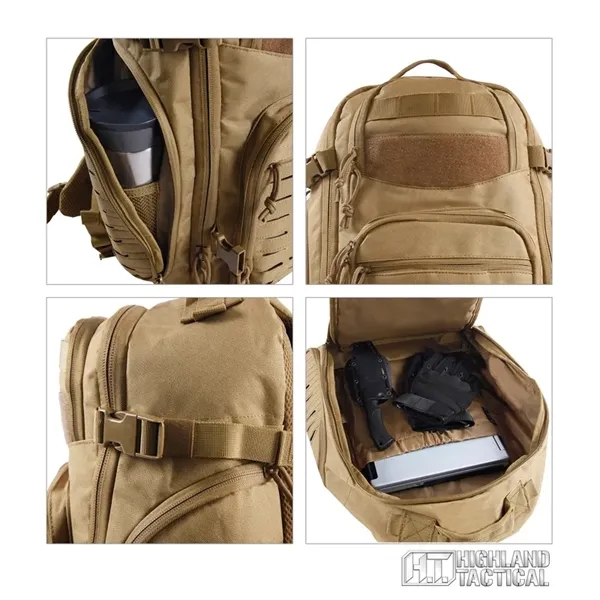 Highland Tactical® Roger Laptop Backpack... from ASI 67866 Logomark/Valumark