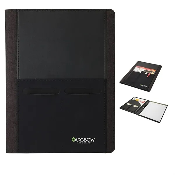 0.75" x 12.38" x 9.38" 30-page replaceable writing pad in leatherette... from ASI 67866 Logomark/Valumark