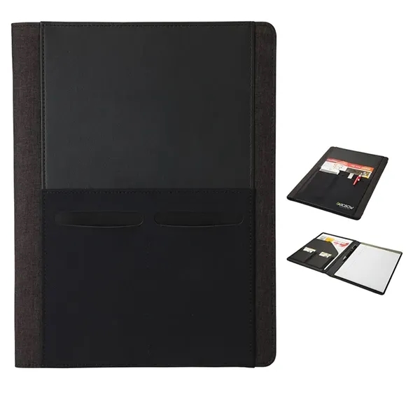 0.75" x 12.38" x 9.38" 30-page replaceable writing pad in leatherette... from ASI 67866 Logomark/Valumark