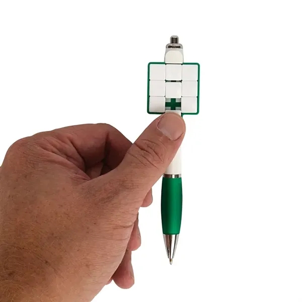 Puzzle Plunge-Action Ballpoint Pen... from ASI 67866 Logomark/Valumark