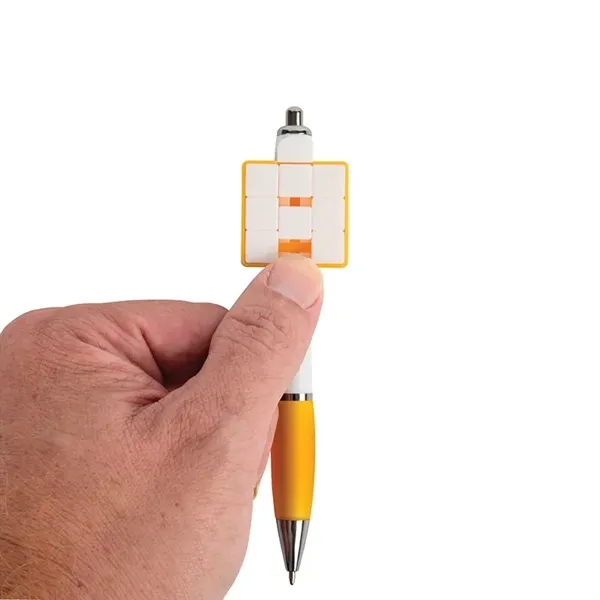 Puzzle Plunge-Action Ballpoint Pen... from ASI 67866 Logomark/Valumark
