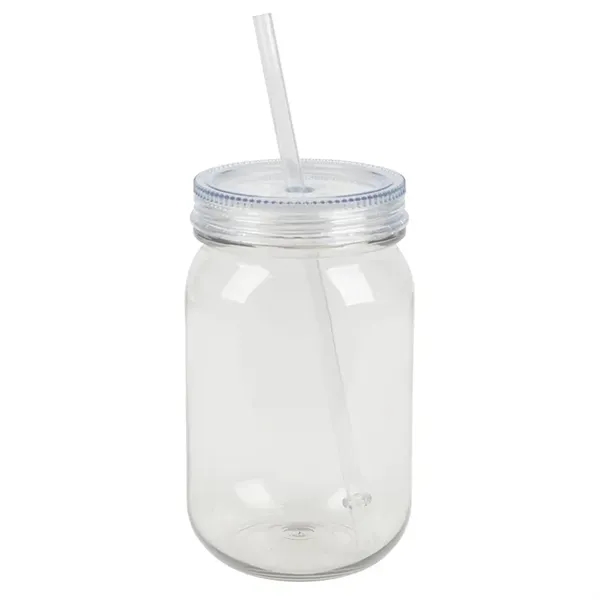 Bootlegger II 27 oz. RPET Mason Jar Tumbler... from ASI 67866 Logomark/Valumark