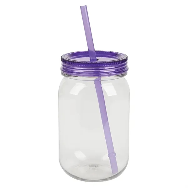 Bootlegger II 27 oz. RPET Mason Jar Tumbler... from ASI 67866 Logomark/Valumark