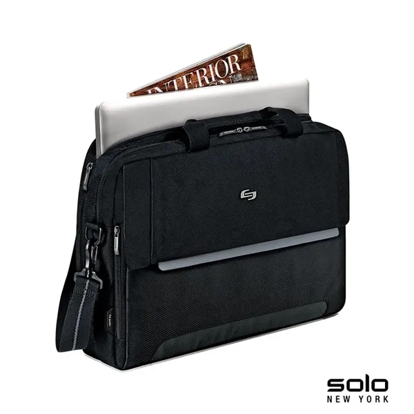 3" x 11.75" x 16.5" Solo Chrysler briefcase; includes padded pocket... from ASI 67866 Logomark/Valumark