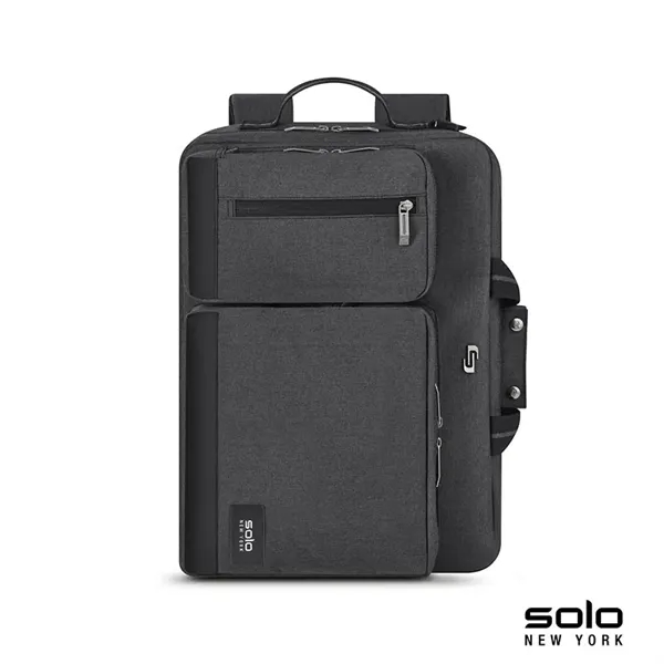 4" x 12" x 16.5" Solo Duane hybrid briefcase/backpack; includes removable/adjustable... from ASI 67866 Logomark/Valumark