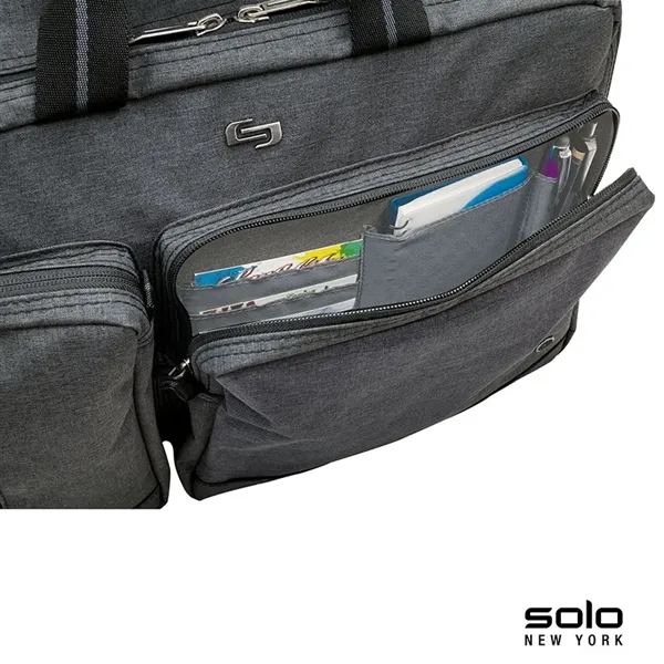 4" x 12" x 16.5" Solo Duane hybrid briefcase/backpack; includes removable/adjustable... from ASI 67866 Logomark/Valumark