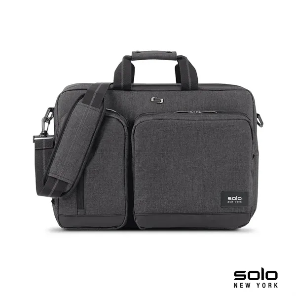 4" x 12" x 16.5" Solo Duane hybrid briefcase/backpack; includes removable/adjustable... from ASI 67866 Logomark/Valumark
