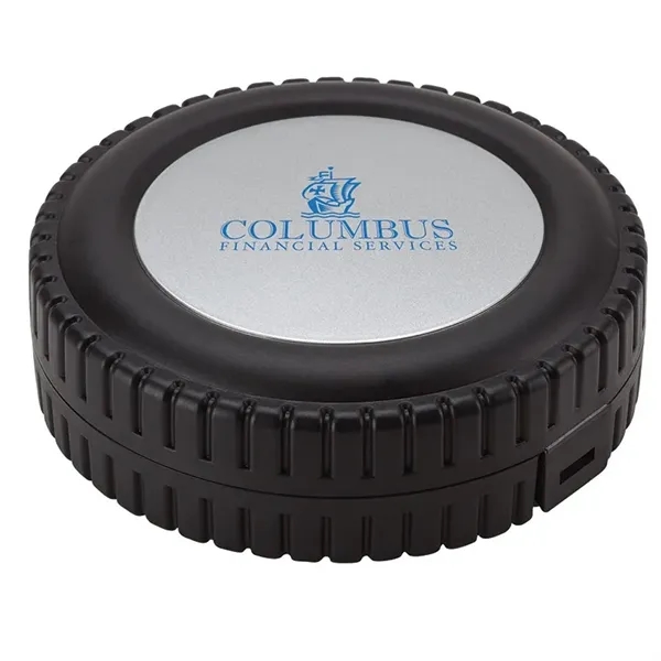 Hillcrest 24-piece tool set in tire-shaped plastic case.... from ASI 67866 Logomark/Valumark