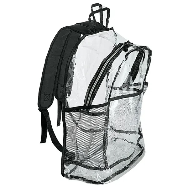 6" x 18" x 13" Havelock clear backpack with adjustable polyester... from ASI 67866 Logomark/Valumark / Valumark™