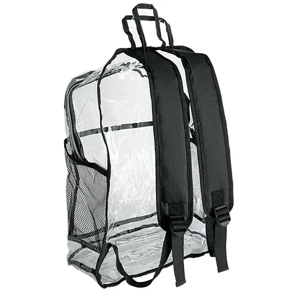 6" x 18" x 13" Havelock clear backpack with adjustable polyester... from ASI 67866 Logomark/Valumark / Valumark™