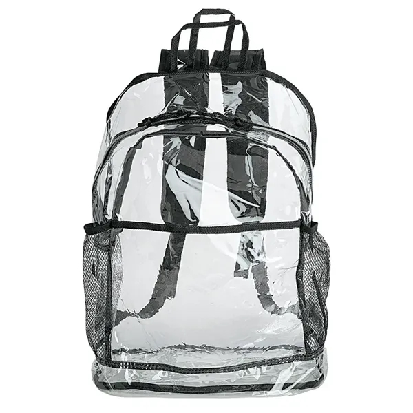 6" x 18" x 13" Havelock clear backpack with adjustable polyester... from ASI 67866 Logomark/Valumark / Valumark™