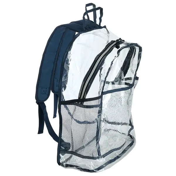 6" x 18" x 13" Havelock clear backpack with adjustable polyester... from ASI 67866 Logomark/Valumark / Valumark™