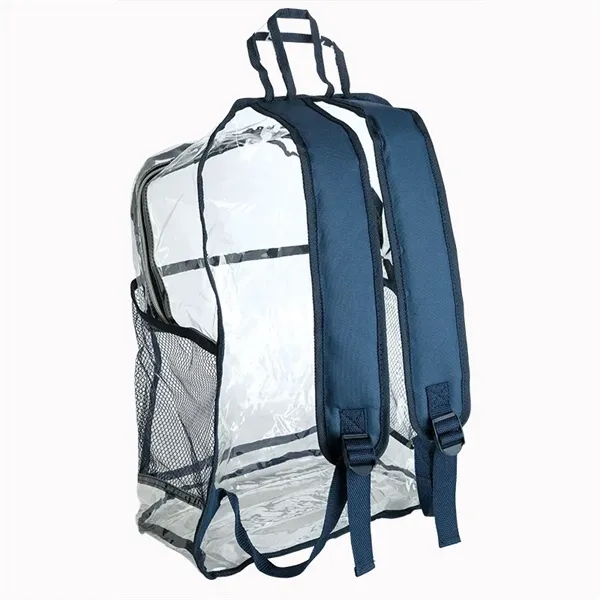 6" x 18" x 13" Havelock clear backpack with adjustable polyester... from ASI 67866 Logomark/Valumark / Valumark™
