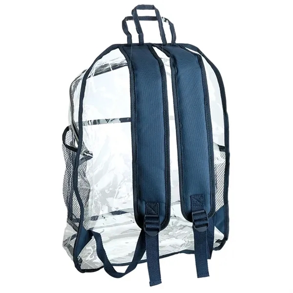 6" x 18" x 13" Havelock clear backpack with adjustable polyester... from ASI 67866 Logomark/Valumark / Valumark™