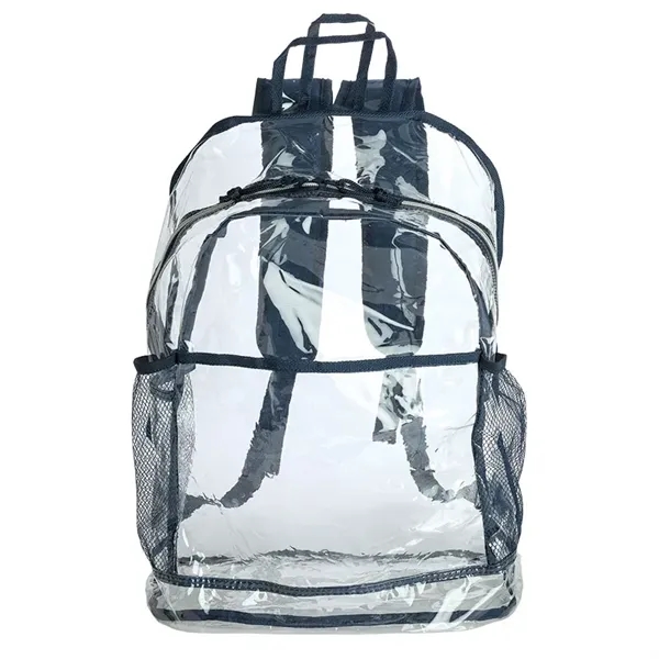 6" x 18" x 13" Havelock clear backpack with adjustable polyester... from ASI 67866 Logomark/Valumark / Valumark™