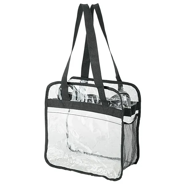 6" x 12" x 12" Athina reusable clear stadium tote with... from ASI 67866 Logomark/Valumark / Valumark™