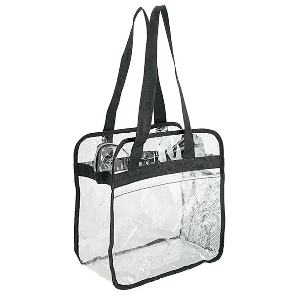 6" x 12" x 12" Athina reusable clear stadium tote with... from ASI 67866 Logomark/Valumark / Valumark™