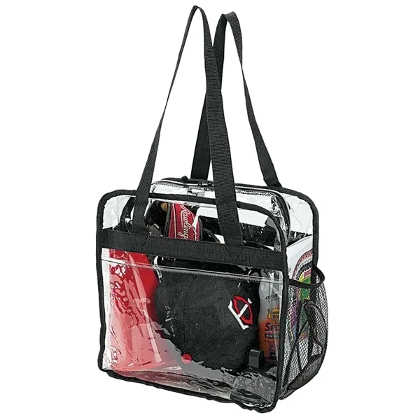 6" x 12" x 12" Athina reusable clear stadium tote with... from ASI 67866 Logomark/Valumark / Valumark™